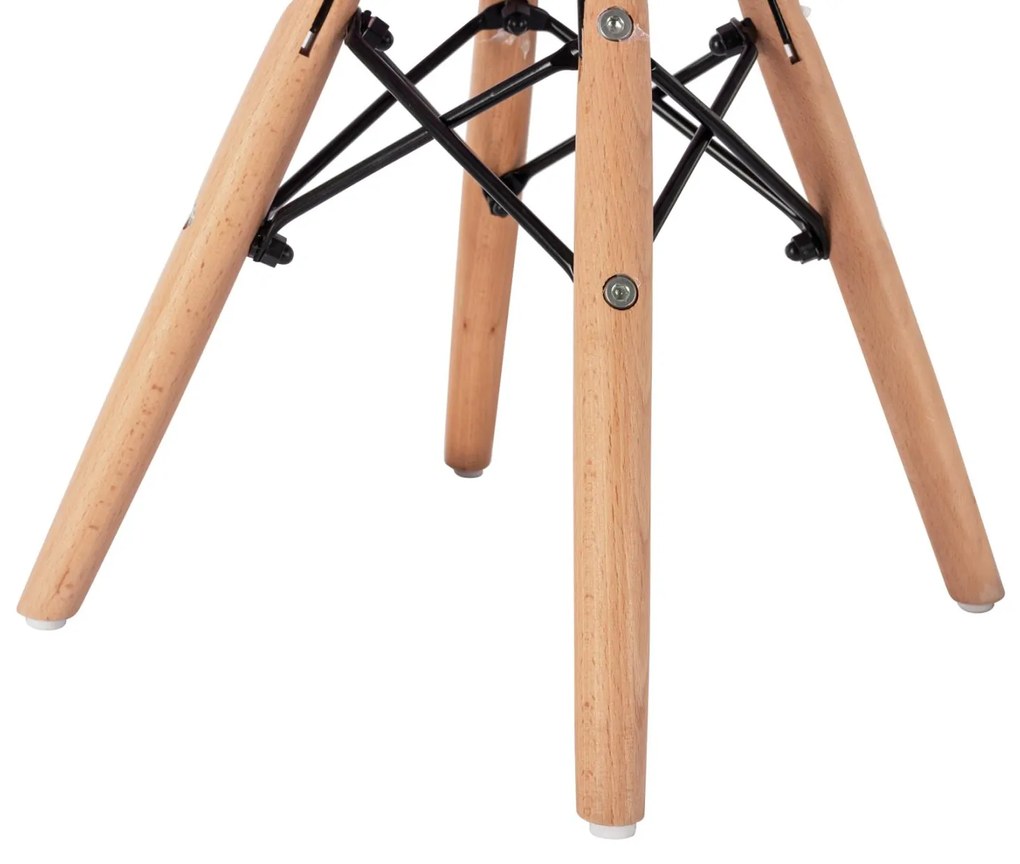 Καρέκλα TWIST KID Παιδική Ξύλινα πόδια Ρόζ 30,5x33x59 εκ. 4αδα 30.5x33x59 εκ.