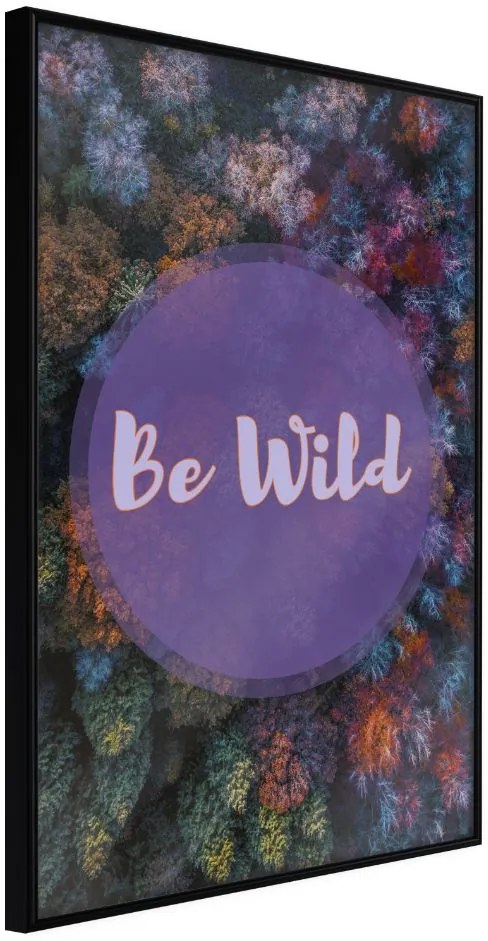 Αφίσα - Find Wildness in Yourself - 20x30 - Μαύρο - Χωρίς πασπαρτού