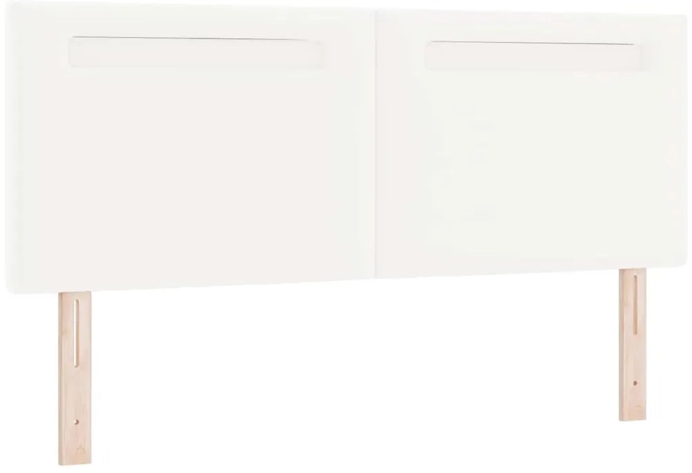 vidaXL Κεφαλάρι Επιτοίχιο με κεφαλάρι Λευκό 160 cm PVC