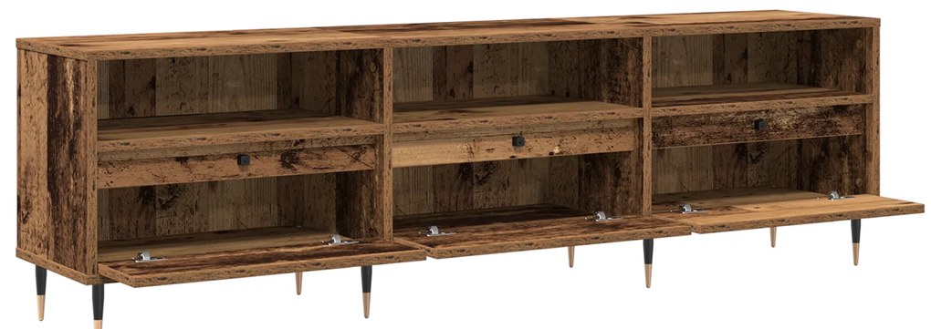 vidaXL TV Cabinet Ανακυκλωμένο Ξύλο 150x30x44.5 εκ