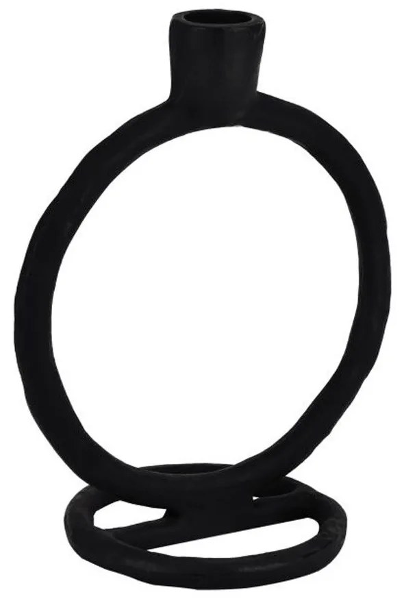 Κηροπήγιο Numazu Design 422019 15,5x10x19cm Black Eglo Aluminium