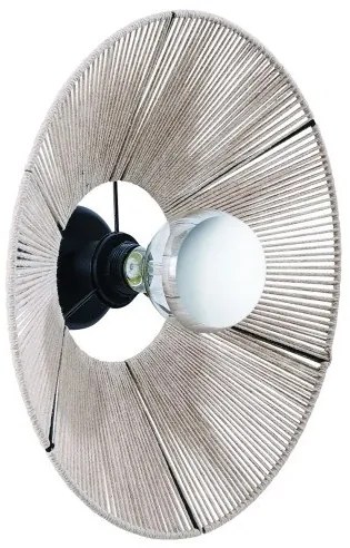 Απλίκα Φωτιστικό Τοίχου E27 IP20 40cm Arkolight-984-2/Α1-Καφέ 984-2/Α1
