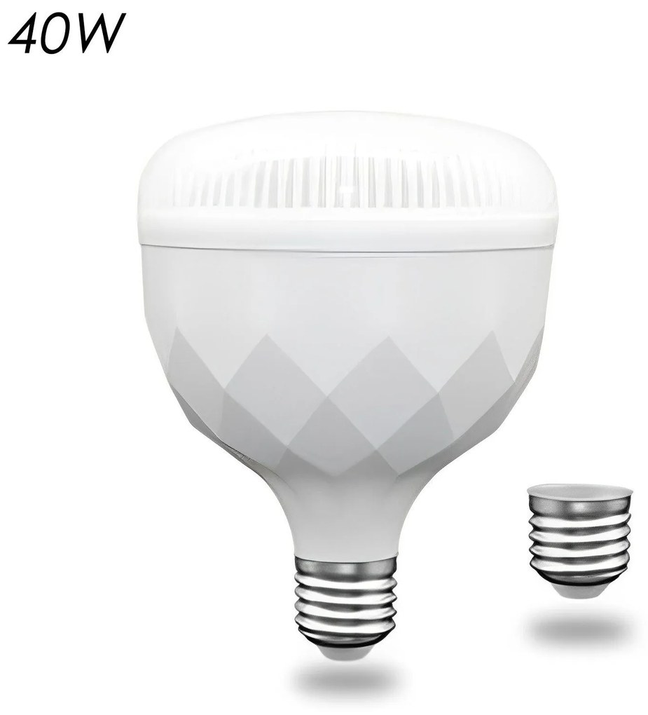 LED Λάμπα E27 40W 220V 3200LM 6500K Λευκή