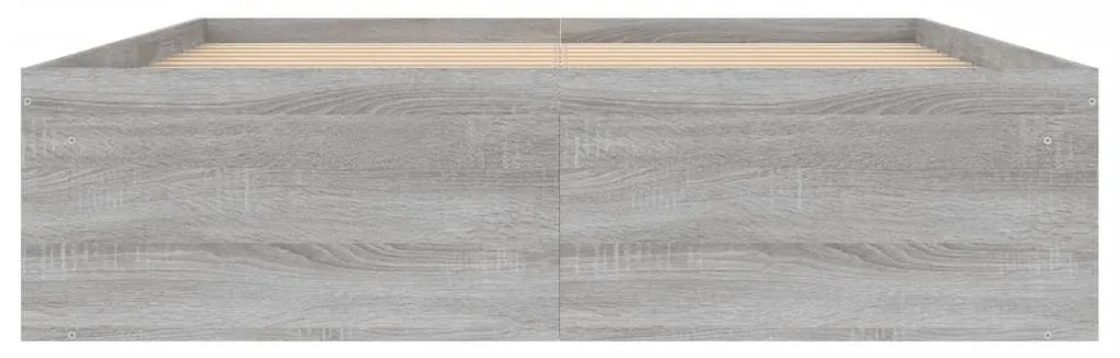 Πλαίσιο Κρεβατιού Γκρι Sonoma 135 x 190 εκ. Double - Γκρι