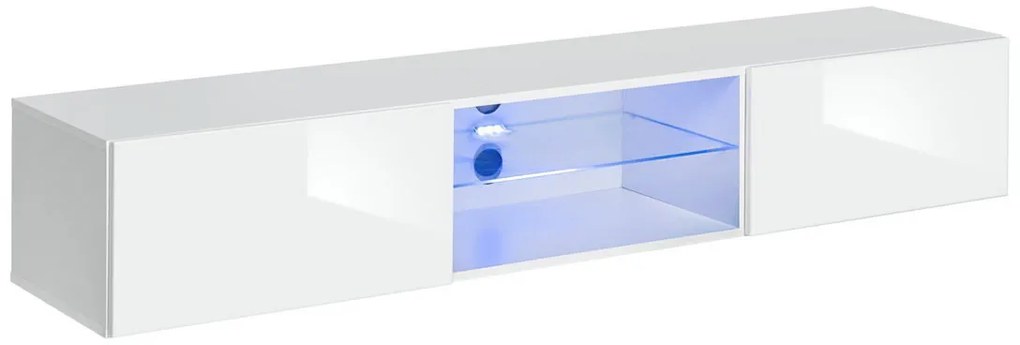 Swap Κρεμαστό Έπιπλο Τηλεόρασης Καφέ Δρυς 180x30x40