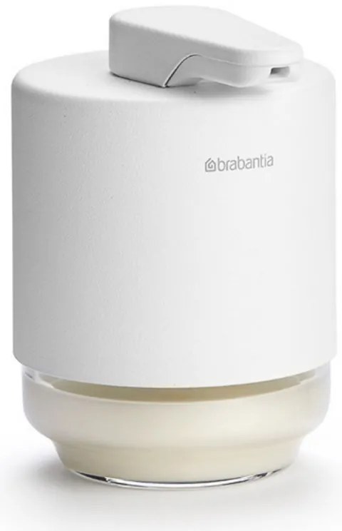 Διανομέας υγρού σαπουνιού Brabantia MindSet 1005673, 200 ml, ευρύ άνοιγμα, λευκό