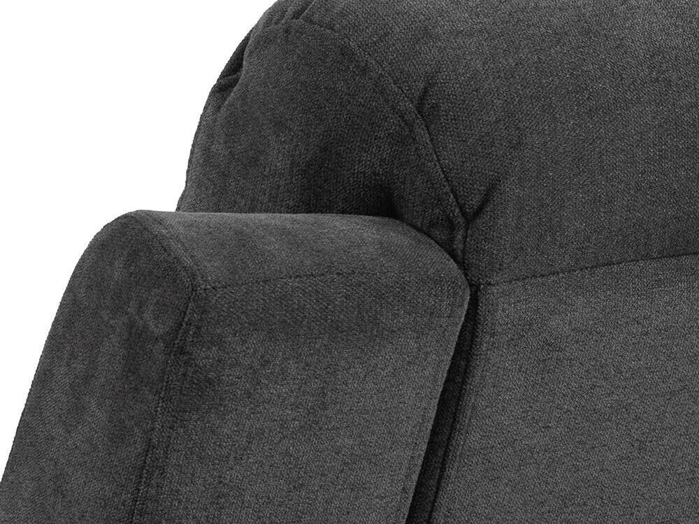 Ρυθμιζόμενη πολυθρόνα Oakland 986, 98x92x96cm, 37 kg, Σκούρο γκρι, Ταπισερί | Epipla1.gr