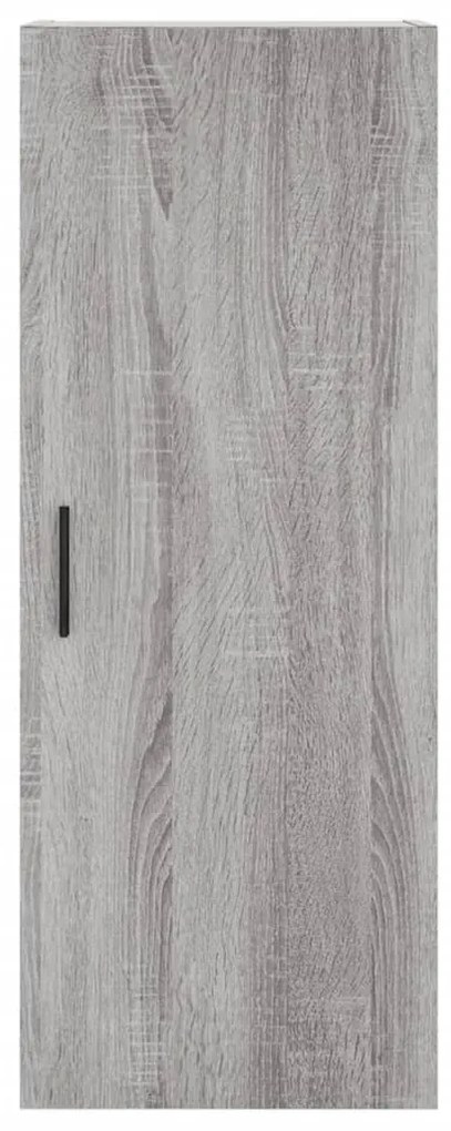 vidaXL Ντουλάπι Τοίχου Γκρι Sonoma 34,5 x 34 x 90 εκ.