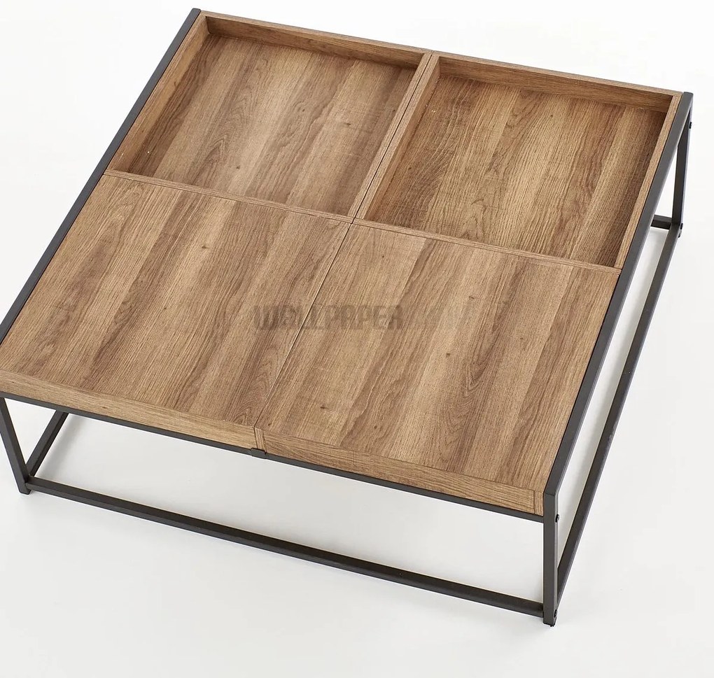 Frey Τραπεζάκι Σαλονιού Καφέ 84x80x30