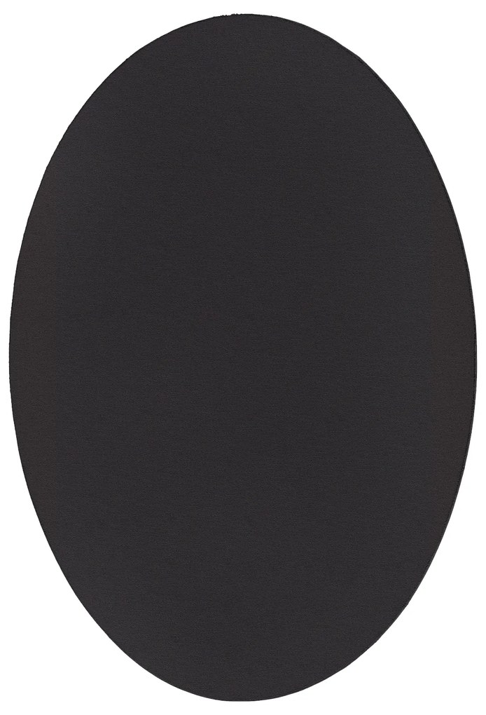 vidaXL Χαλί "HUARTE" Μαύρο 140x200 εκ. Ωοειδές