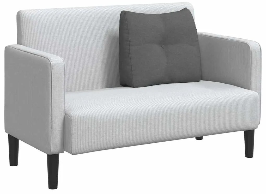 vidaXL Μαξιλάρι Πλάτης Σκούρο Γκρι 60 x 24 x 50 εκ ύφασμα