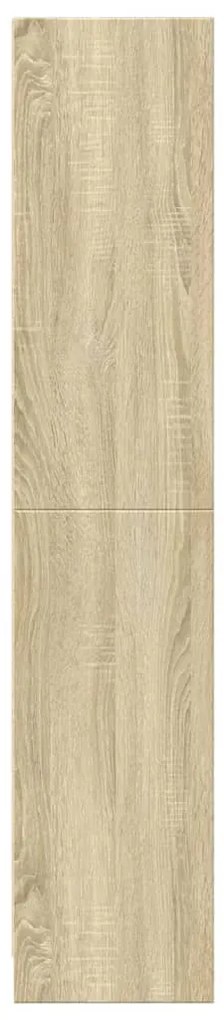 vidaXL Βιβλιοθήκη Sonoma Δρυς 57x28,5x107,5 εκ. από Επεξεργασμένο Ξύλο