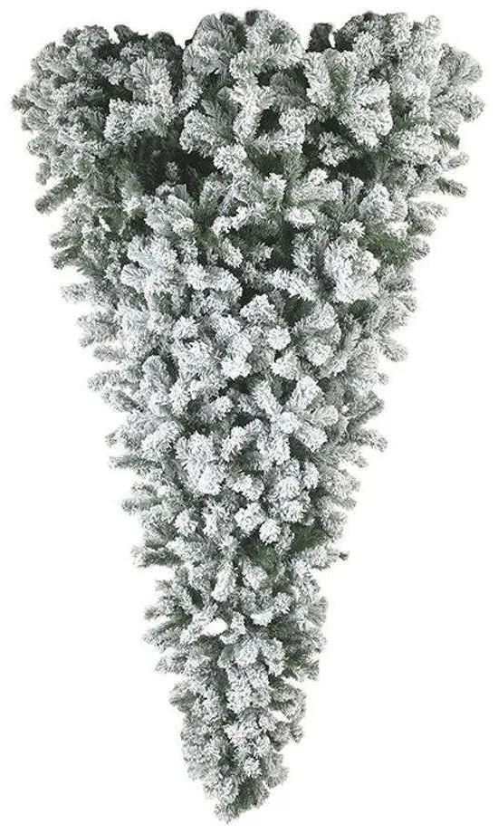 Χριστουγεννιάτικο Δέντρο Ανάποδο Χιονισμένο 2-85-613-0036 240cm (1954Tips) White-Green Inart