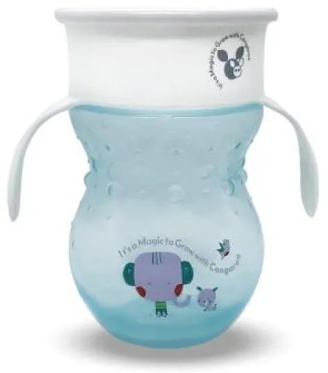 ΚΥΠΕΛΛΟ 360° ΜΕ ΛΑΒΕΣ CANGAROO MAGIC CUP 270ml BLUE 3800146265304