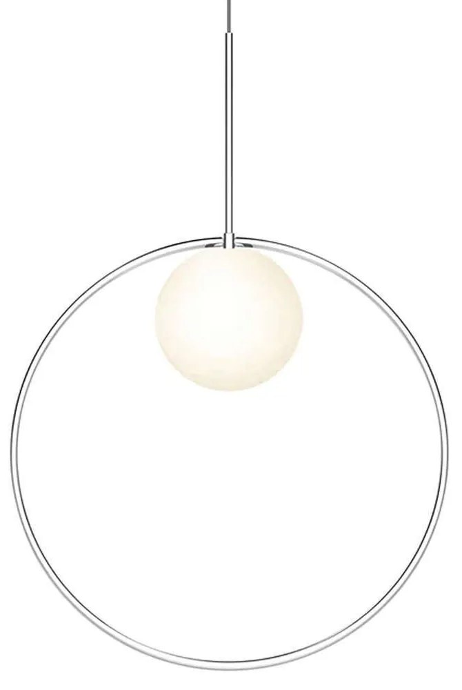 Φωτιστικό Οροφής Bola Halo 18/6 10634 Φ45,7cm Dim Led 1100lm 12W Chrome Pablo Designs