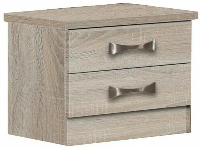 Σετ υπνοδωματίου Mesa C118 Ε-00014840,Ε-00014843,Ε-00014839,Ε-00014845, Sonoma οξιά, Πλαστικοποιημένη μοριοσανίδα, Καθρέφτης, Τάβλες για Κρεβάτι