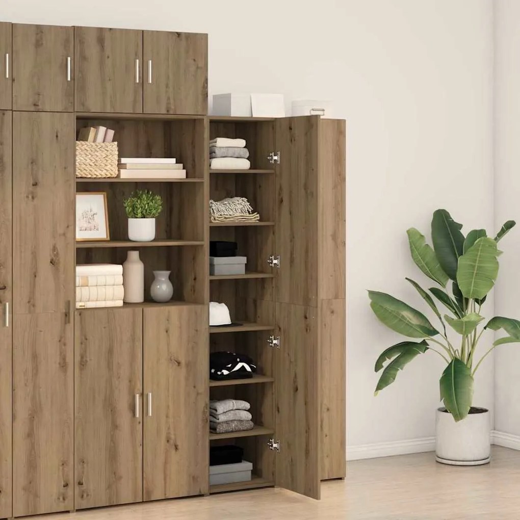 vidaXL Χειροποίητη δρυς 40 x 42,5 x 185 εκ. Επεξεργασμένο ξύλο