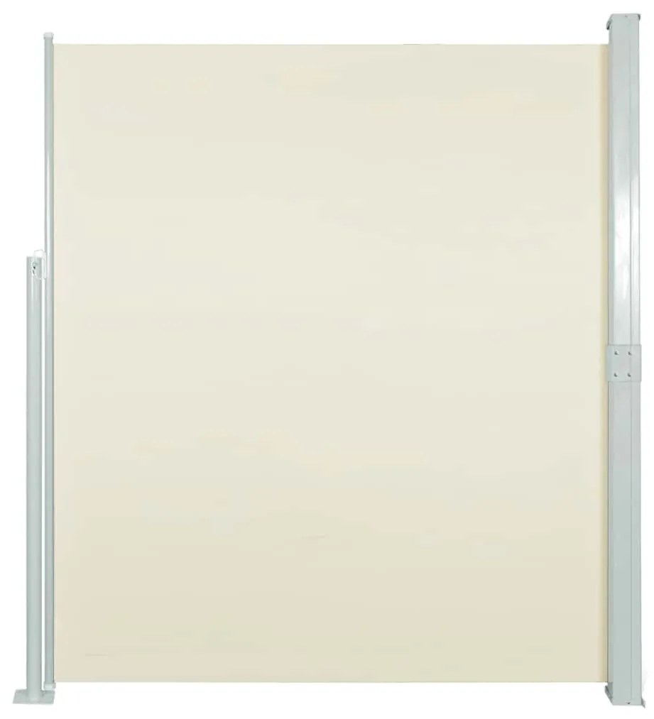 vidaXL Σκίαστρο Πλαϊνό Συρόμενο Βεράντας Κρεμ 170 x 300 εκ.