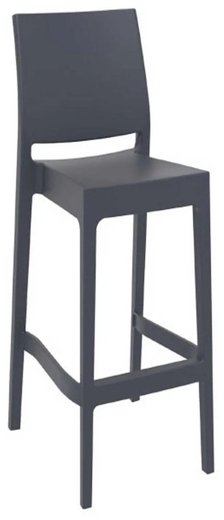 Σκαμπό Μπαρ Maya 75 Dark Grey 20-0381 45Χ51Χ108cm Siesta Polypropylene