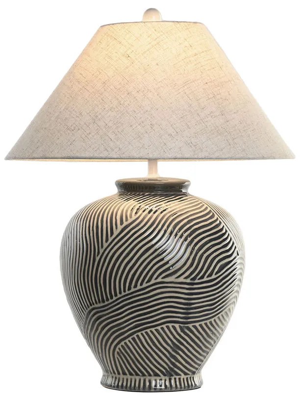 Επιτραπέζιο Φωτιστικό Home ESPRIT Μπλε Μπεζ 50 W 220 V