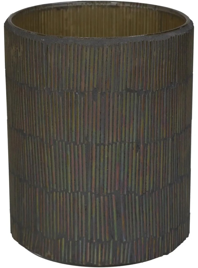 Κηροπήγιο ArteLibre Πολύχρωμο Γυαλί 10x10x13cm