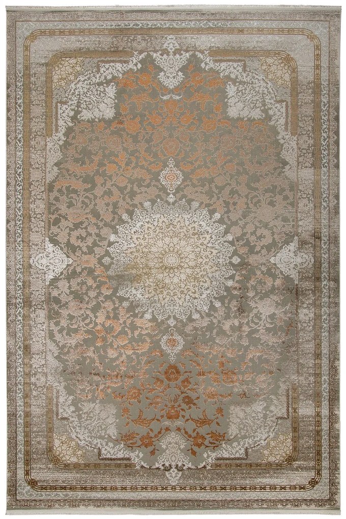 Χαλί Arcadia 7103A Cream-Brown Βιοκαρπέτ 160X230cm