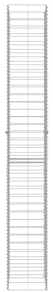 vidaXL Συρματοκιβώτια Σετ 3 τεμ. 25 x 25 x 197 εκ. Γαλβανισμένο Ατσάλι