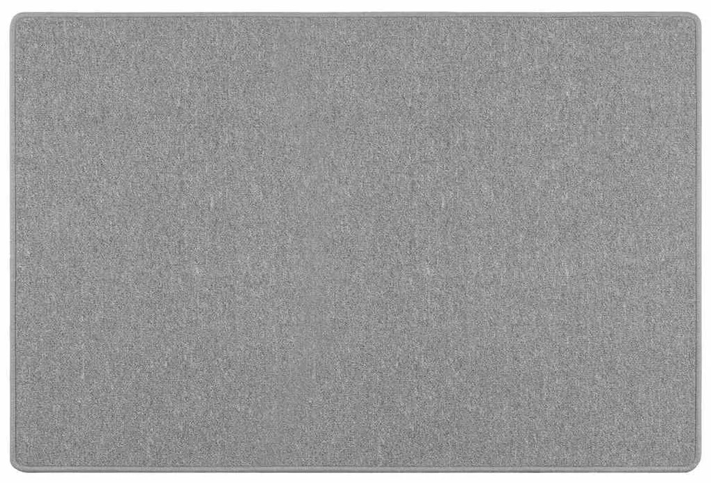 vidaXL Δερμάτινο Χαλί Ανοιχτό γκρι 100 x 150 cm 100% Πολυπροπυλένιο