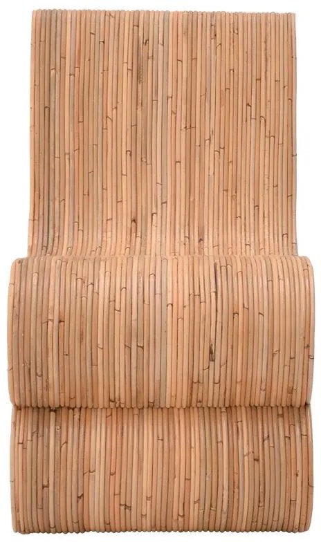 Καρέκλα Favorsy rattan pe σε φυσική απόχρωση 65x52x90εκ 50x57x88 εκ.