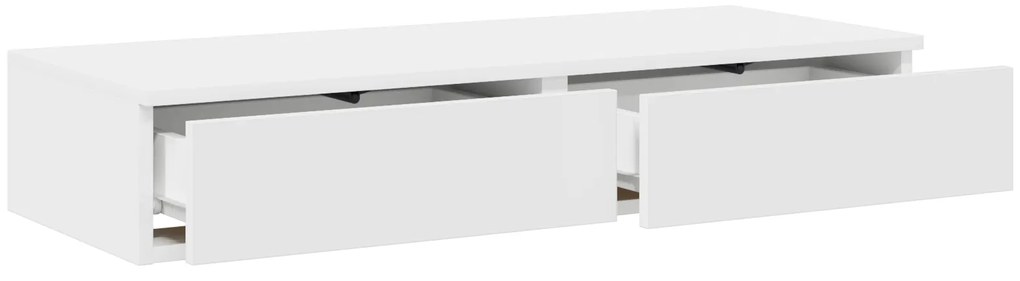 vidaXL Συρτάρια Κρεβατιού Λευκά 75x36,5x16,5 εκ από Ξύλο