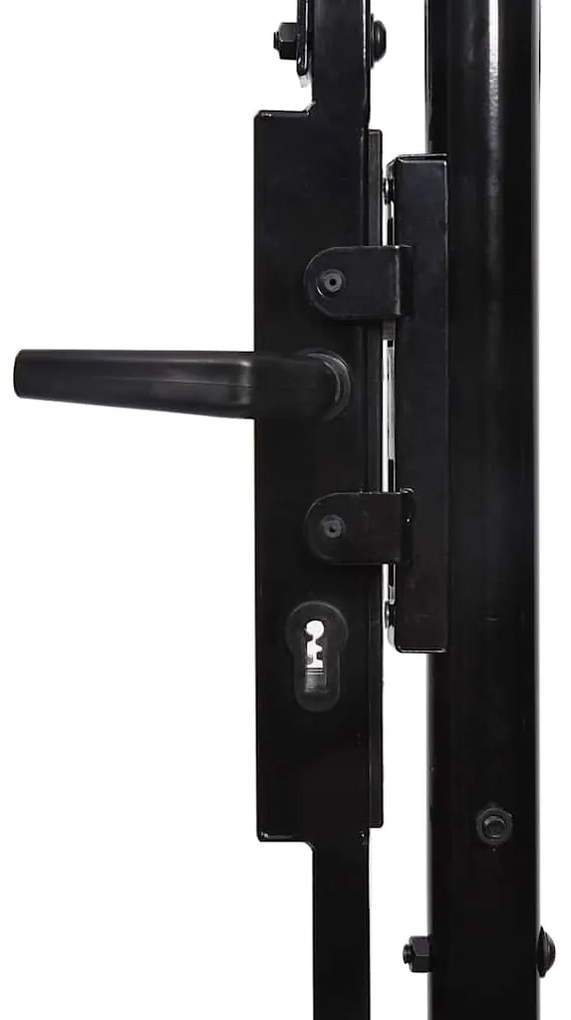 vidaXL Πόρτα Περίφραξης Διπλή με Λόγχες 400 x 248 εκ.
