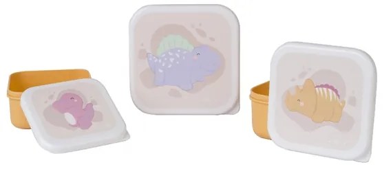 Σετ 3τμχ δοχεία φαγητού Saro Dinos