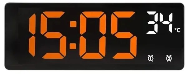 Ψηφιακό ρολόι - Ξυπνητήρι - 6631 - 466318 - Orange-466318_or