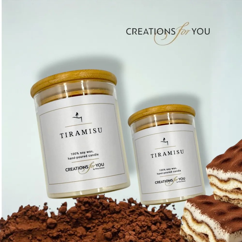 Κερί Αρωματικό Tiramisu - 450 γρ. +-