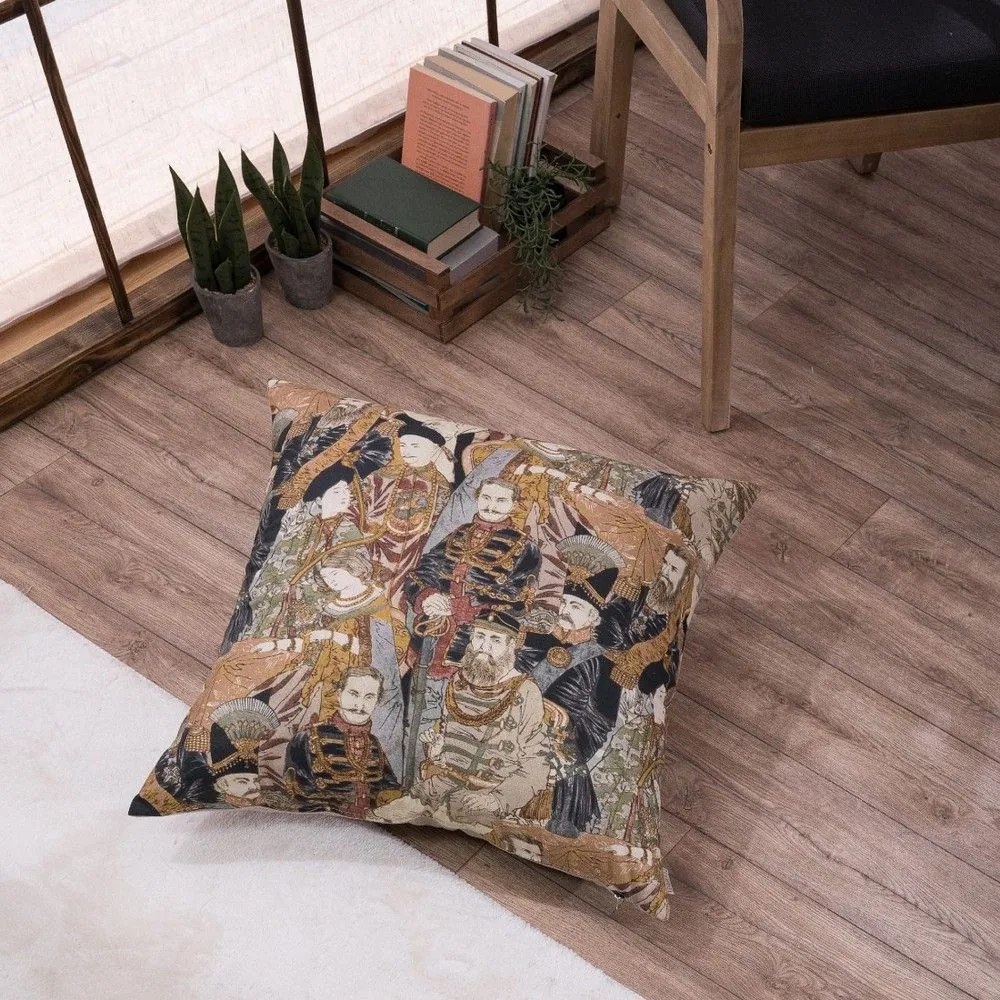 Μαξιλαροθήκη Διακοσμητική Lorca Multi Teoran 65Χ65 Cotton-Polyester