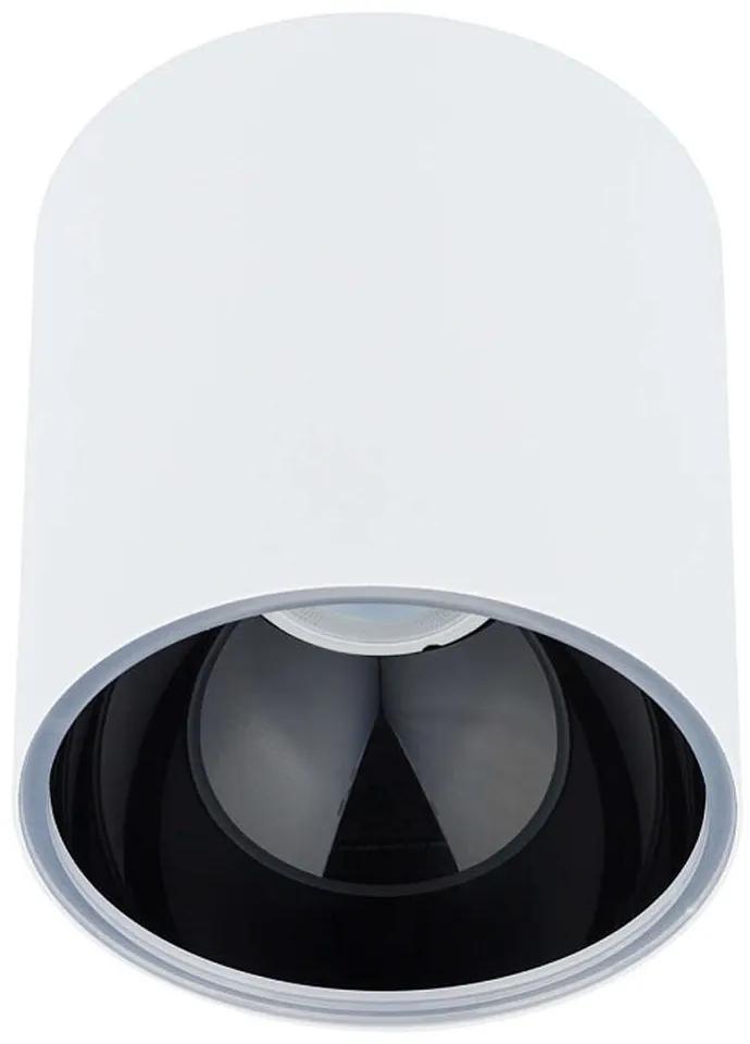 Φωτιστικό Οροφής - Σποτ Halo 8195 1xGU10 10W White-Black Nowodvorski Μέταλλο,Πλαστικό
