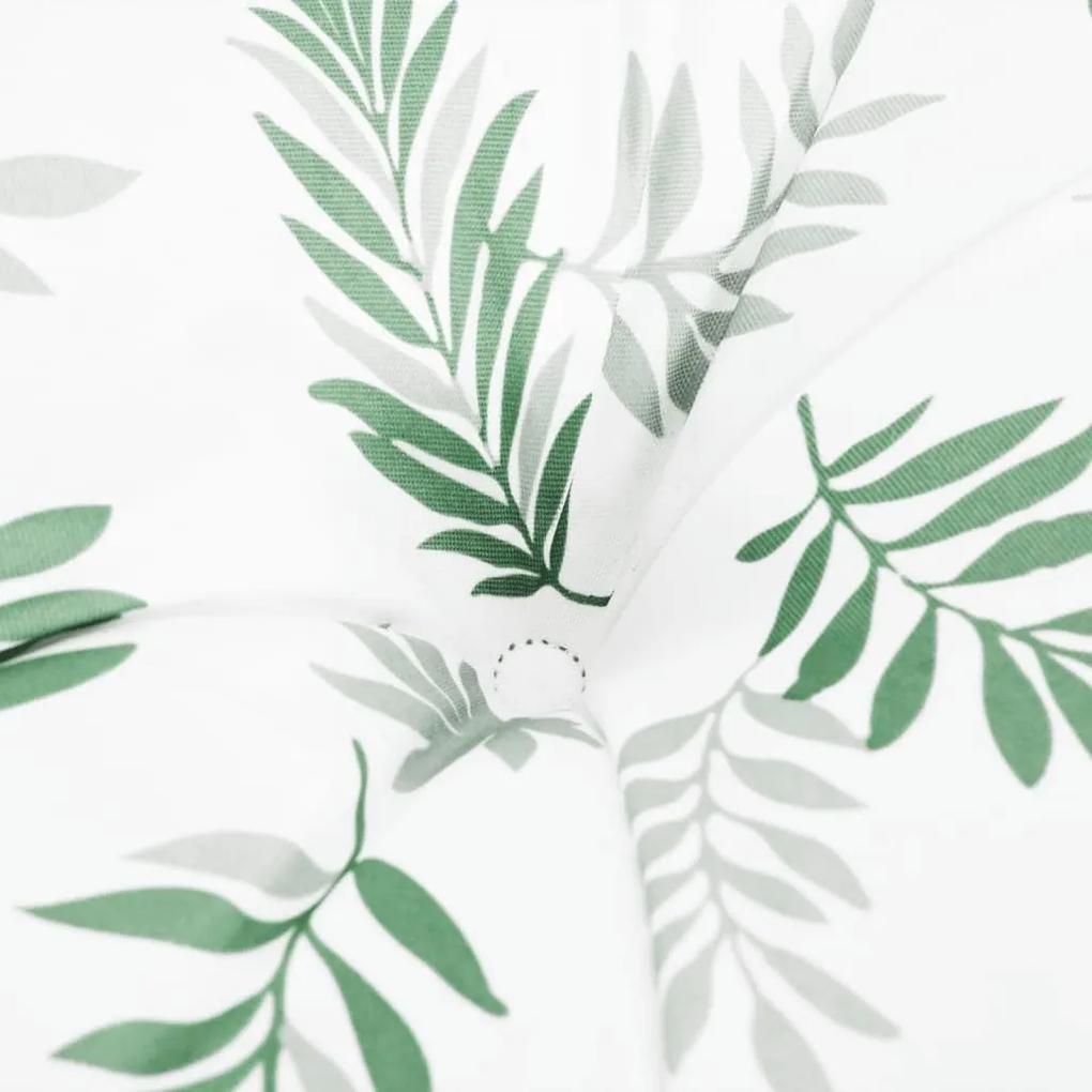 Μαξιλάρι Παλέτας σχέδιο φύλλων 60x61,5x10 εκ. από Ύφασμα Oxford - Πράσινο