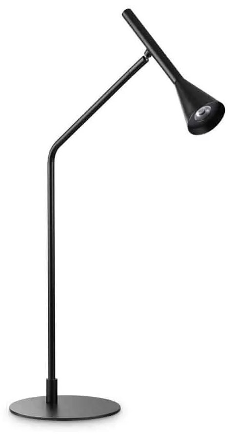 Επιτραπέζιο Φωτιστικό Diesis 283333 19x65,5cm LED 6,5W 3000K 600Lm Black Ideal Lux