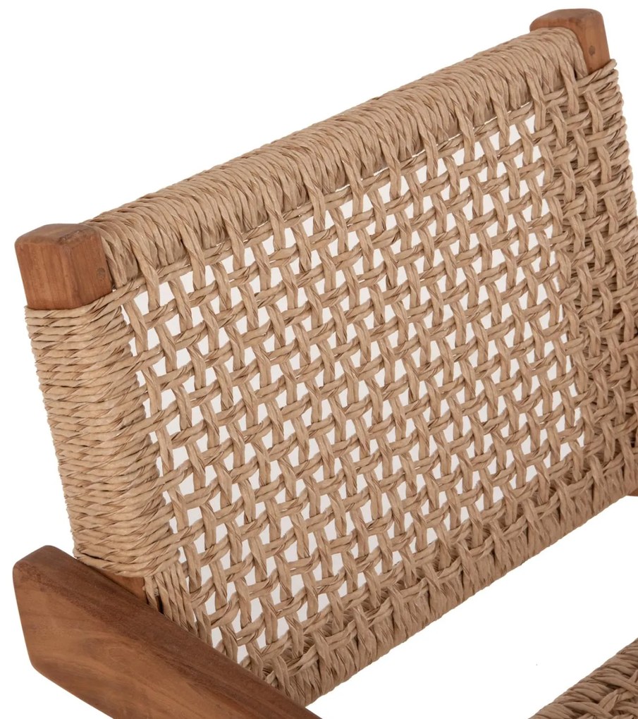 Καρέκλα-Πολυθρόνα C9403.01 Μασίφ Ξύλο Teak Φυσικό 54x60x85Y ΕΚ. 54x60x85 εκ.