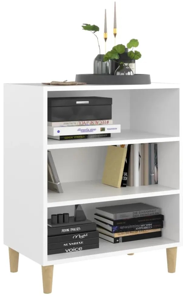 vidaXL Ραφιέρα Λευκή 57 x 35 x 70 εκ. από Μοριοσανίδα