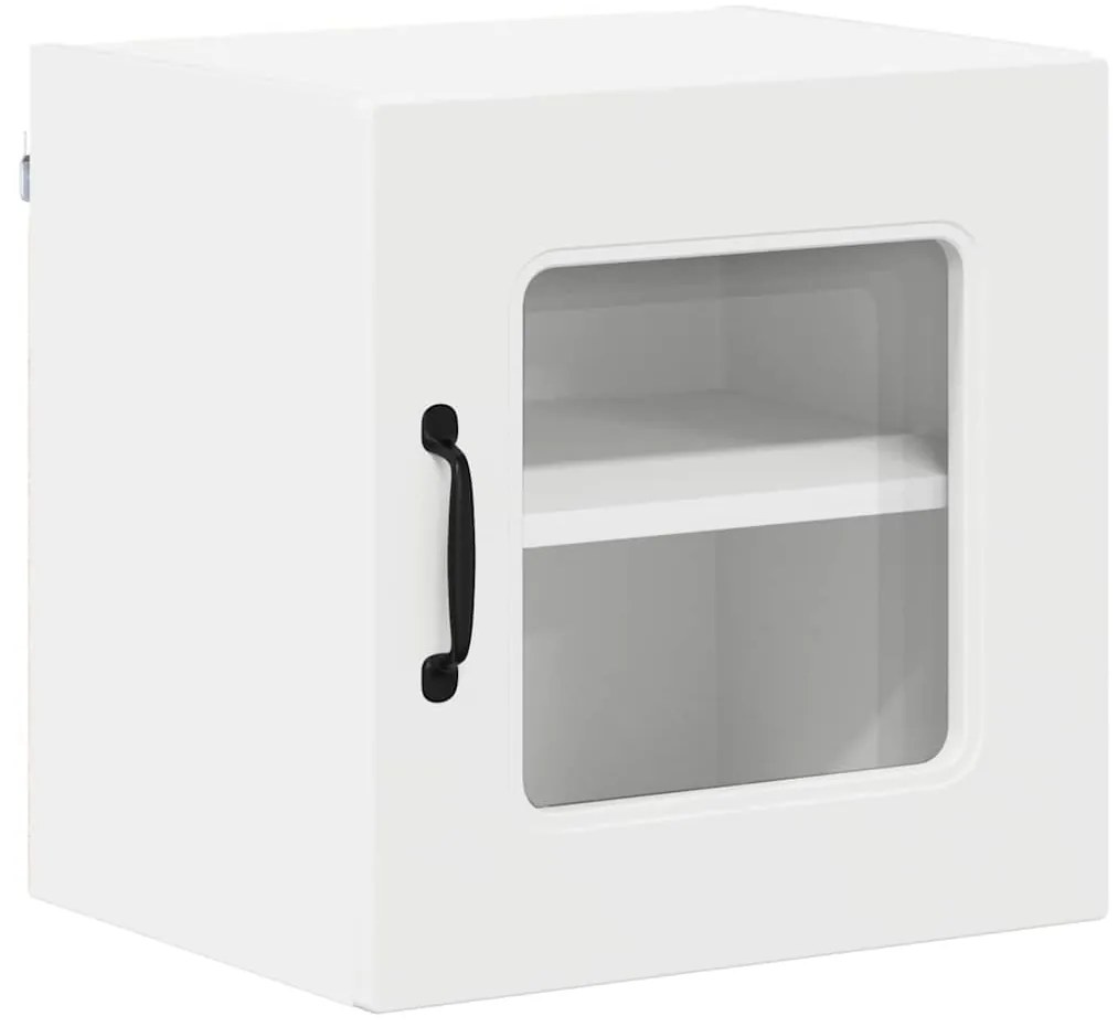 vidaXL Κρεμαστό ντουλάπι κουζίνας με ράφι 2 pcs Λευκό 40 x 31 x 40 εκ.