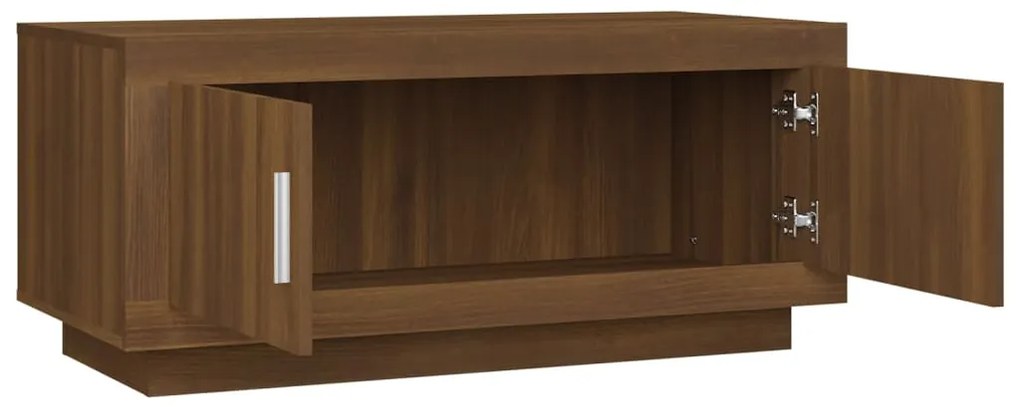 vidaXL Τραπεζάκι Σαλονιού Καφέ Δρυς 102x50x45 εκ. Επεξεργασμένο Ξύλο