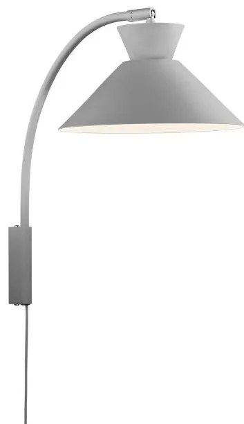 Απλίκα Φωτιστικό Τοίχου E27 40W IP20 Dial Nordlux-2213371010-Γκρι 2213371010