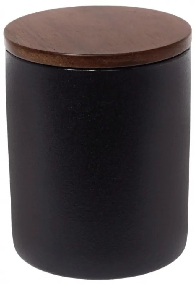 Βάζο Ζάχαρης 0044 65.000.213 10,2x13cm Black-Brown Cryspo Trio Bamboo,Ξύλο