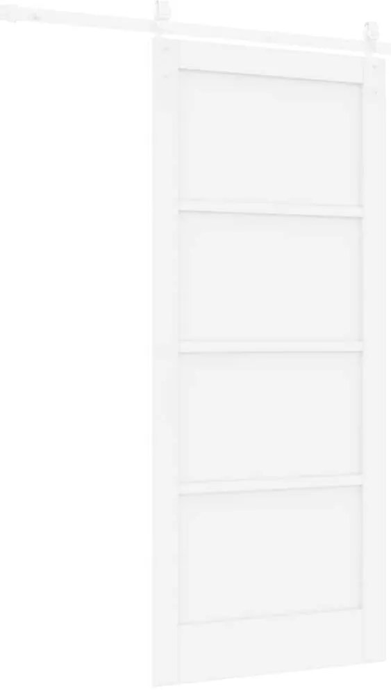 vidaXL Συρόμενη Πόρτα Λευκό 86 x 198.5 cm
