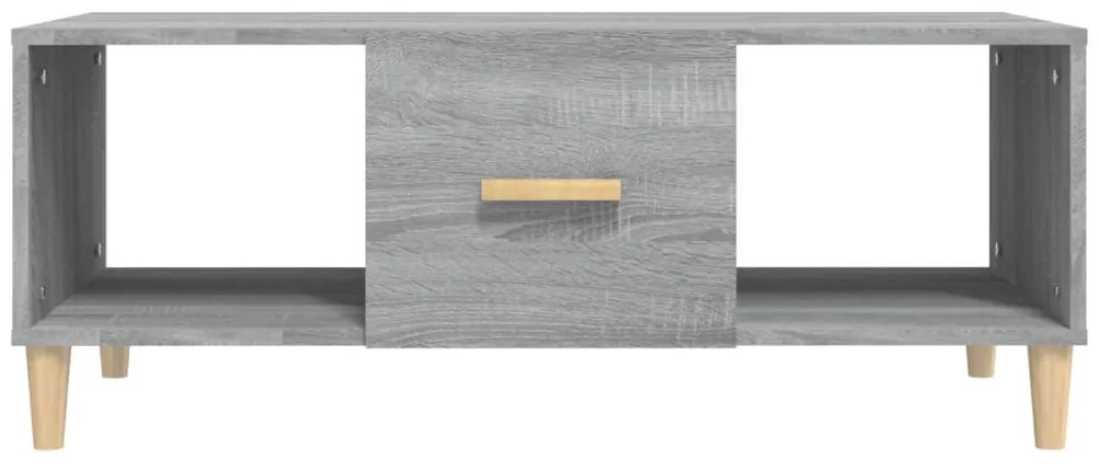 vidaXL Τραπεζάκι Σαλονιού Γκρι Sonoma 102x50x40 εκ. Επεξεργασμένο Ξύλο