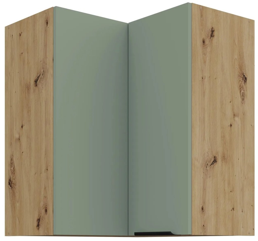 Κρεμαστό ντουλάπι γωνιακό Arianna 60x60 GN 72 2F-Φυστικί