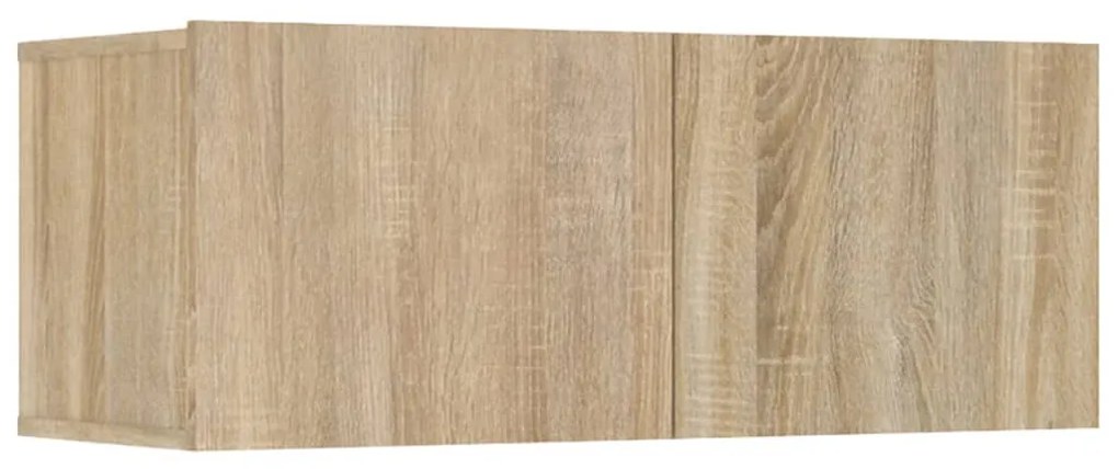 vidaXL Έπιπλα Τηλεόρασης 4 τεμ. Sonoma Δρυς 80x30x30 εκ. Επεξ. Ξύλο