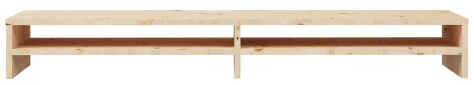 vidaXL Βάση Οθόνης 100 x 24 x 13 εκ. από Μασίφ Ξύλο Πεύκου