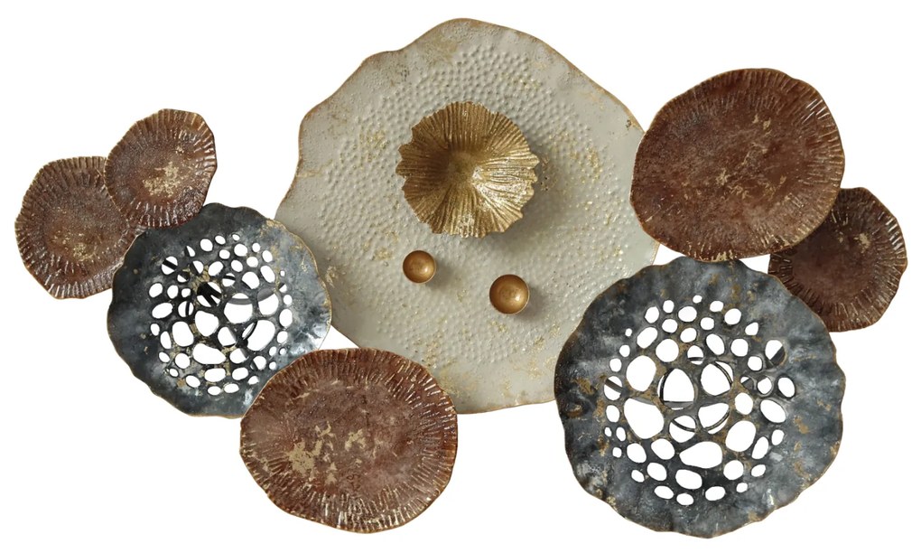 ΜΕΤΑΛΛΙΚΟ ΔΙΑΚΟΣΜΗΤΙΚΟ ΤΟΙΧΟΥ HM7162 ΑΝΘΡΑΚΙ ΚΕΡΑΜΙΔΙ 65x5x38Υ εκ.